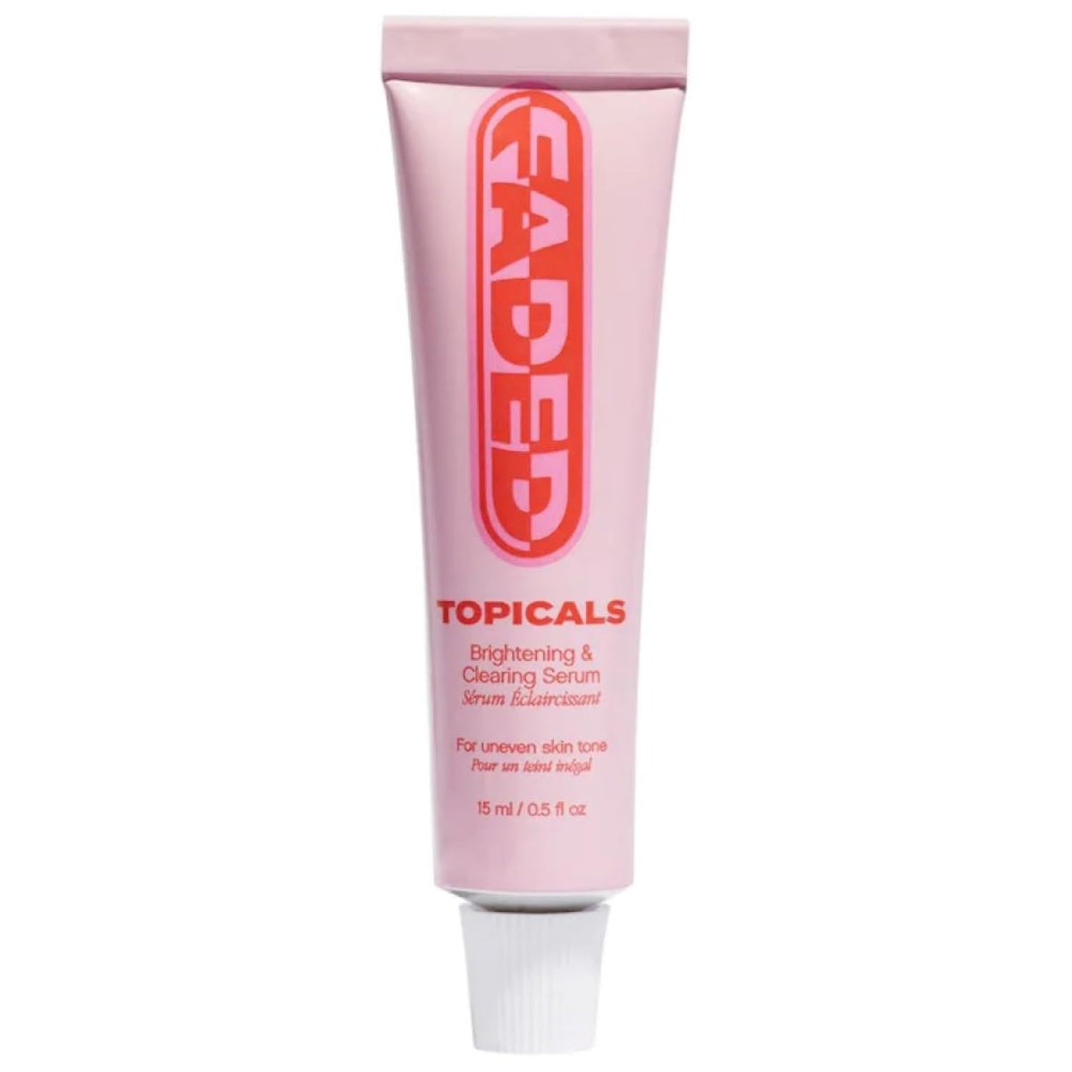 Topicals Faded Brightening and Clearing Serum | Reduces Discoloration, Post-Blemish Marks, Scars and Spots | Contains Kojic Acid and Niacinamide | Dermatologist-tested, Vegan, Cruelty-Free (0.5 Fl Oz)