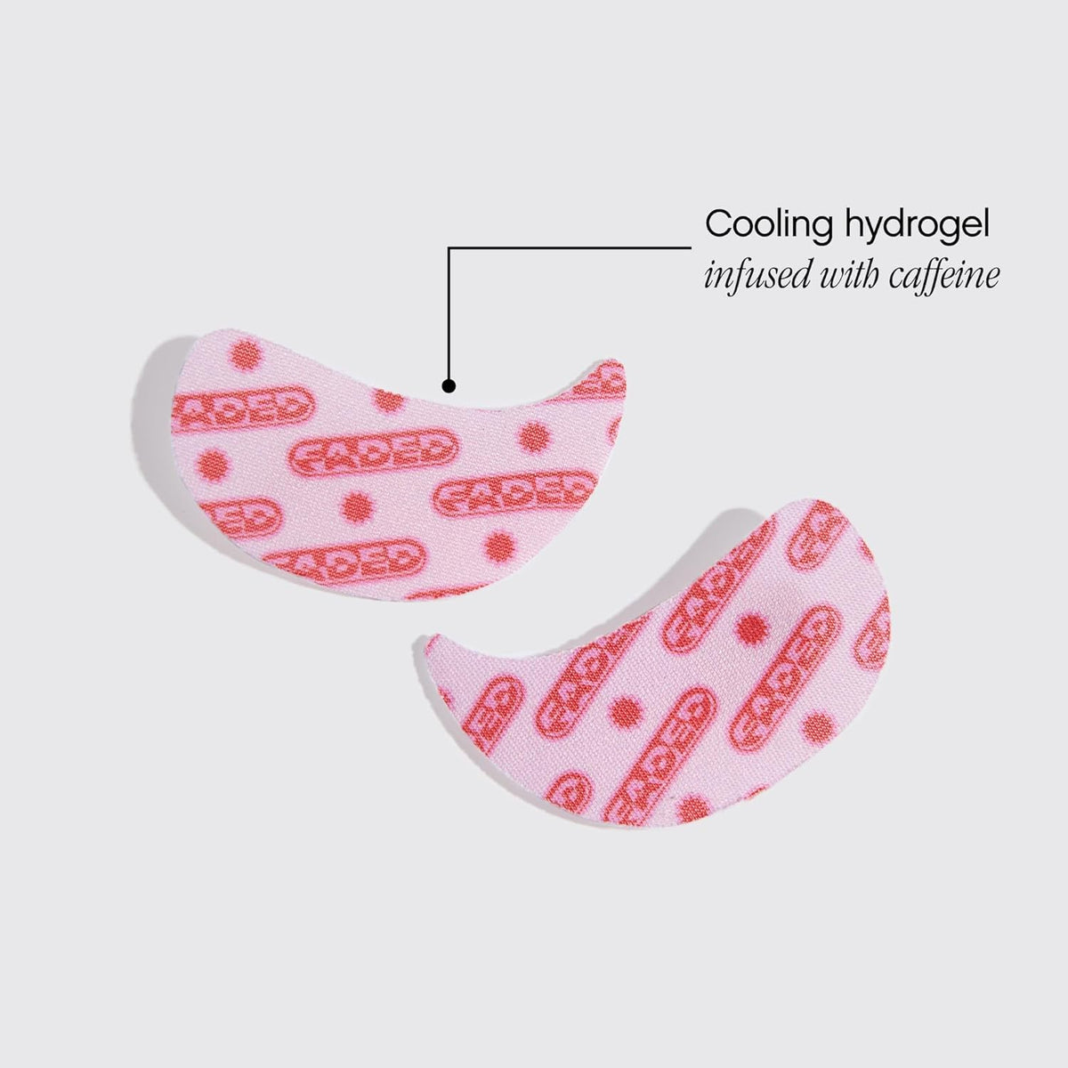 Topicals Faded Brightening Under Eye Masks | Patches to Depuff, Hydrate, Brighten and Cool | Reduce Dark Circles and Fine Lines | Contains Kojic Acid, Caffeine and Niacinamide (2 Sets of 6, 2 Pack)