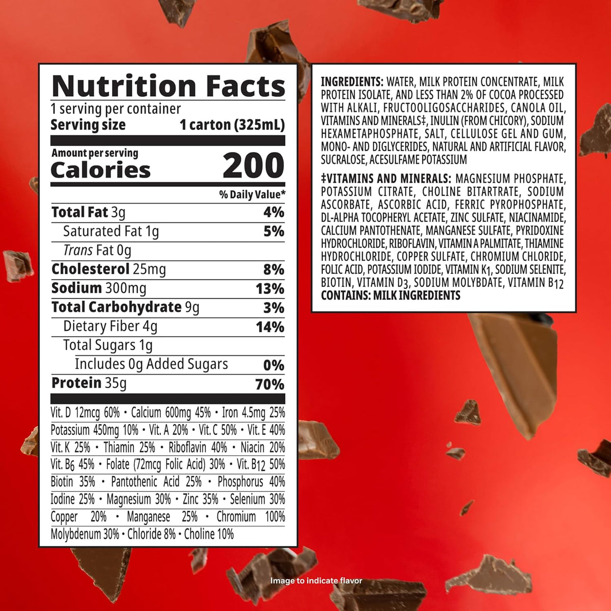BOOST Advanced Nutritional Protein Shake, Chocolate, 12-11 FL OZ Cartons